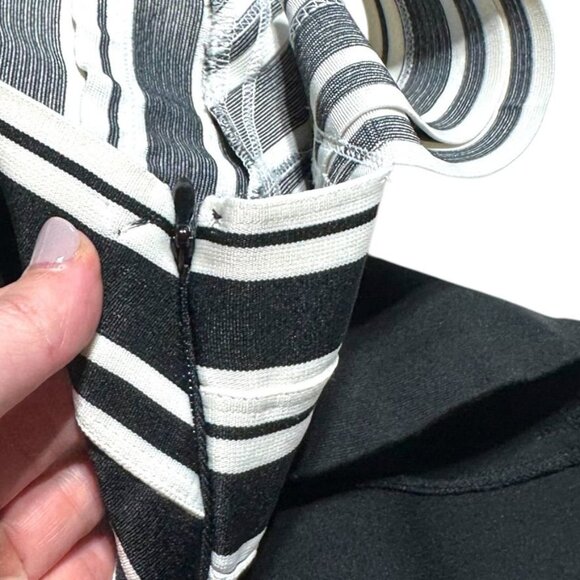 Maeve Sleeveless Minidress Black/White Size 6 - Picture 6 of 8